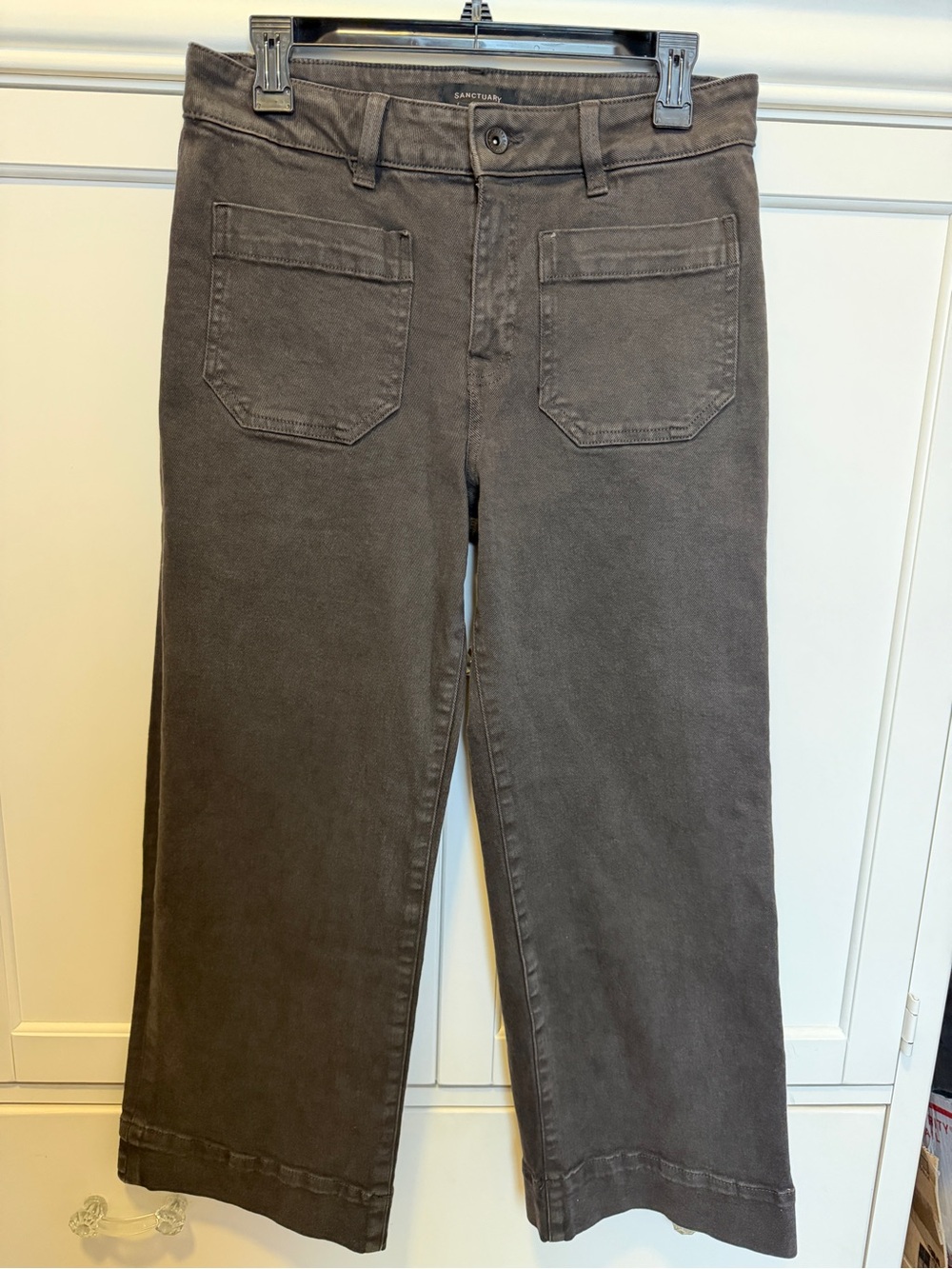 Sanctuary Women's The Marine Crop- Standard Rise Wide Leg